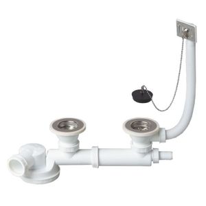 Kit De Vidage D'évier Avec Bonde Pop-up Et Tuyau Flexible - Pour Salle De Bain Ou Cuisine - Installation Facile Sans Outils - Anti-odeurs