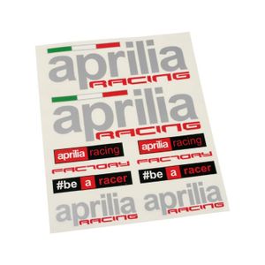 DÉCORATION VÉHICULE Set d'autocollants APRILIA Racing (10-pièces) 20x2