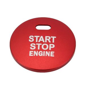 beler Start Stop Engine Bouton dallumage Couvercle de linterrupteur /à poussoir A