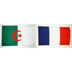 PAVILLON - DRAPEAU Drapeau Algérie - 150X90 Cm - 100% Polyester Avec 
