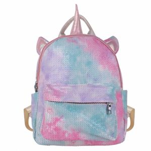 Ahomy Sac /à Dos d/école Magique Licorne Mignonne avec /étoiles /à Paillettes pour Filles et gar/çons