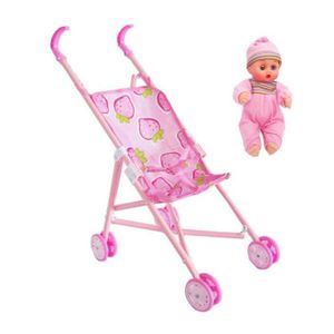 Set de Barbie Famille Poupée ensemble garçons et filles, maman enceinte,  papa, poussette(style de couleur aléatoire) Enfant jouets - Cdiscount Jeux  - Jouets