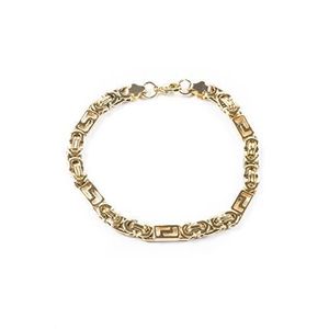 AURSTORE/® bijoux PARURE BRACELET ET CHAINE HOMME FEMME ACIER INOXYDABLE COULEUR BICOLORE Acier inoxydable
