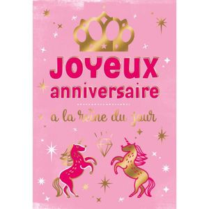 Carte Anniversaire Licorne Cdiscount Carte Anniversaire Licorne Cdiscount
