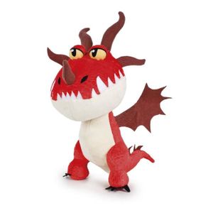 PELUCHE Peluche Croche-fer 30cm - HTTYD Dragons - Dragons - Rouge - Super Soft