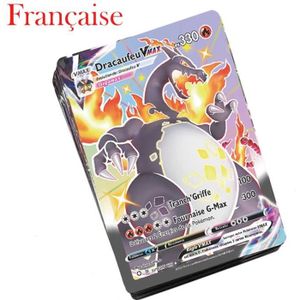 Generic Album Pikachu de cartes Pokémon avec 5 cartes GX - Capacité de 240  cartes - Figure Pikachu Cadeau pour enfant à prix pas cher