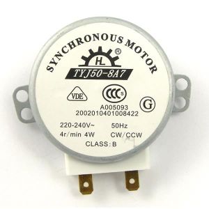 AC 220-240V 4W Moteurs Synchrones 50//60Hz CCW//CW Moteur /à Engrenages de Synchronisation 5-6RPM