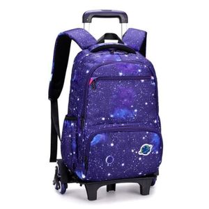 CARTABLE HAOPYOU Cartable a Roulette Garcon Fille Primaire Sac  Dos Roulettes Garon Scolaire pour Enfant cole tudiant Dcole