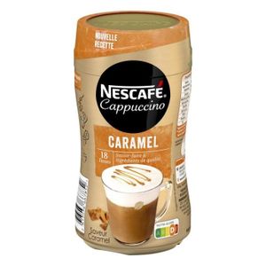 CAFÉ SOLUBLE NESCAFE - Cappuccino Caramel, Cafe Soluble, Boite De 306G - Lot De 3