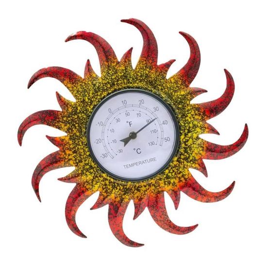 Patio Extérieur Thermomètre D'Extérieur En Forme Soleil Décoratif — free download