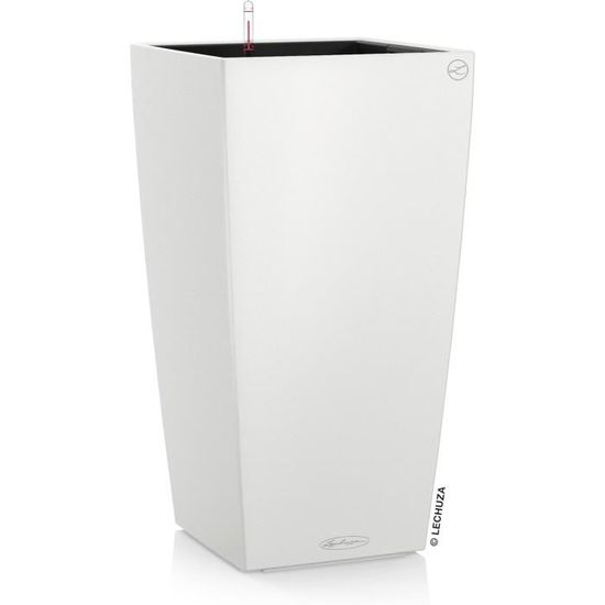 Grand Vase Blanc De 80 Cm Pour Plantes D'intérieur Et D'extérieur - Résistant Aux UV Et Au Gel