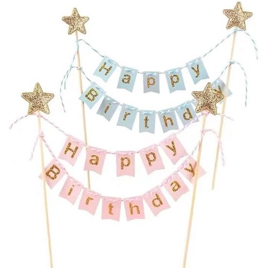 Joyeux Anniversaire Avec Bannière De Décoration PNG , Joyeux