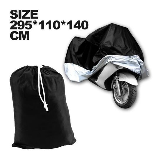 STRECHCY - Housse de moto en tissu extensible à quatre côtés