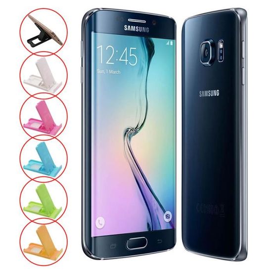 5.1 Pouce Samsung Galaxy S6 Edge G925F 32GB Noir    Smartphone