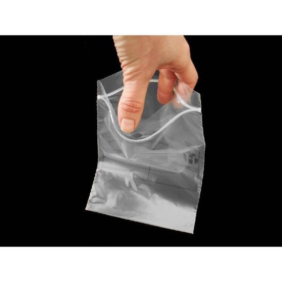 Format 100 x 250 Lot de 1000 Sachets pour bijoux ou pochette plastique zip