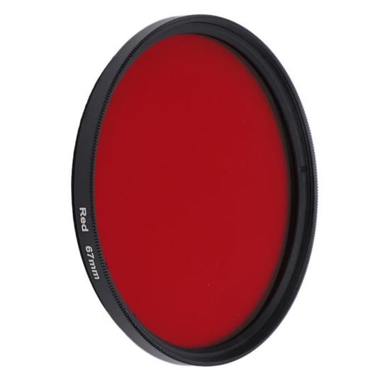 NAKFiltre d'objectif rouge complet en verre optique (67mm — free download