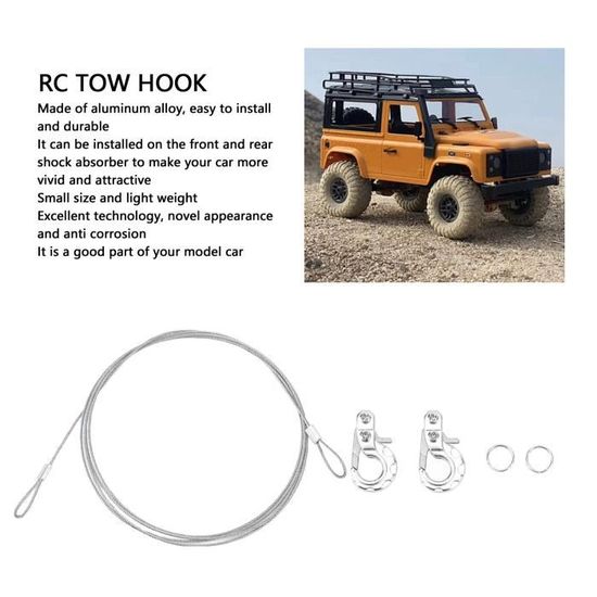 Joyzan Chaîne De Sécurité Remorque RC, Crochets RC Crochet Remorquage