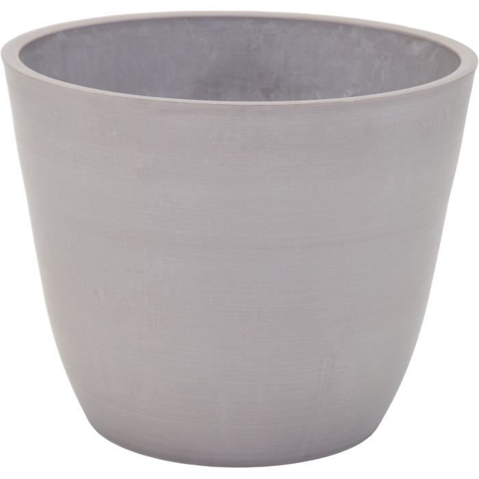 Pot de fleur MEGA COLLECTIONS Ecostone Egg Ø 41 cm H 33 cm