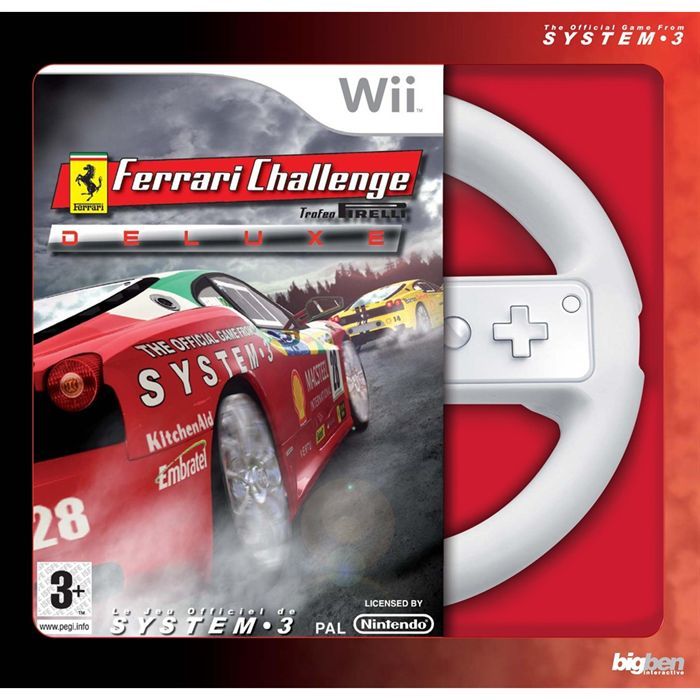 Ferrari Challenge Deluxe Volant Wii Inclus Wii - vue 2