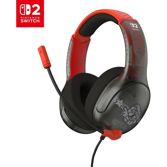 Casque Gaming filaire - TURTLE BEACH - Airlite Fit - Mario Star - Pour Nintendo Switch 2