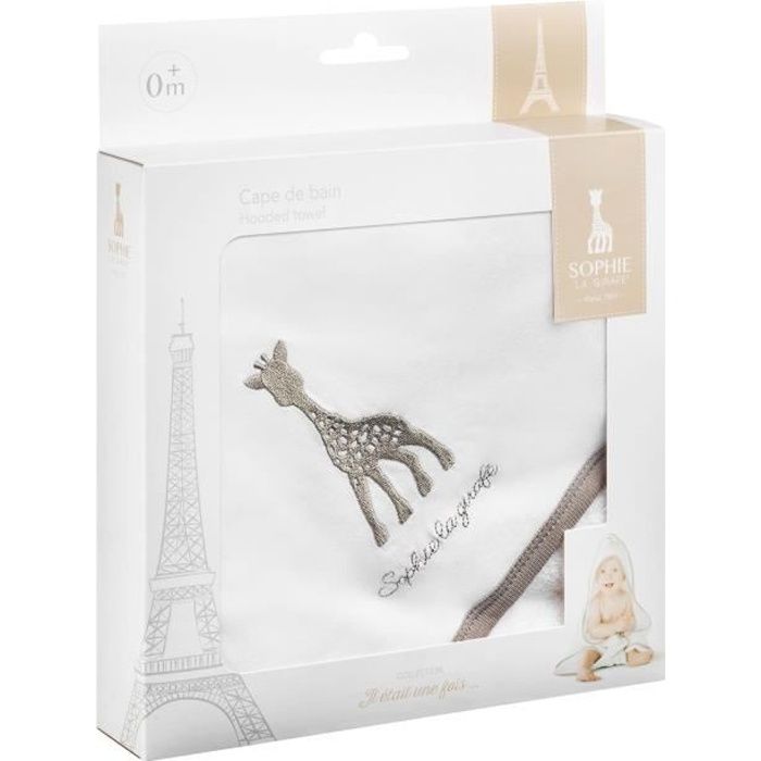 SOPHIE LA GIRAFE Boite Cadeau Cape de Bain