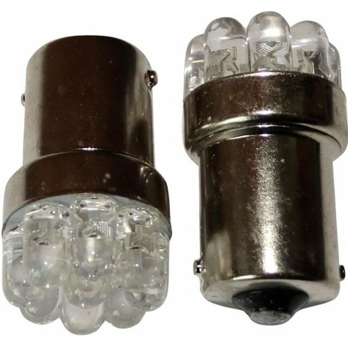 Ampoule LED R10W R5W Blanc 6000K pour Veilleuse remorque voiture moto 12V