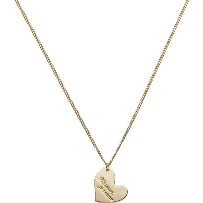 Collier Maman Je T'aime Pastel Chic - Draeger Paris