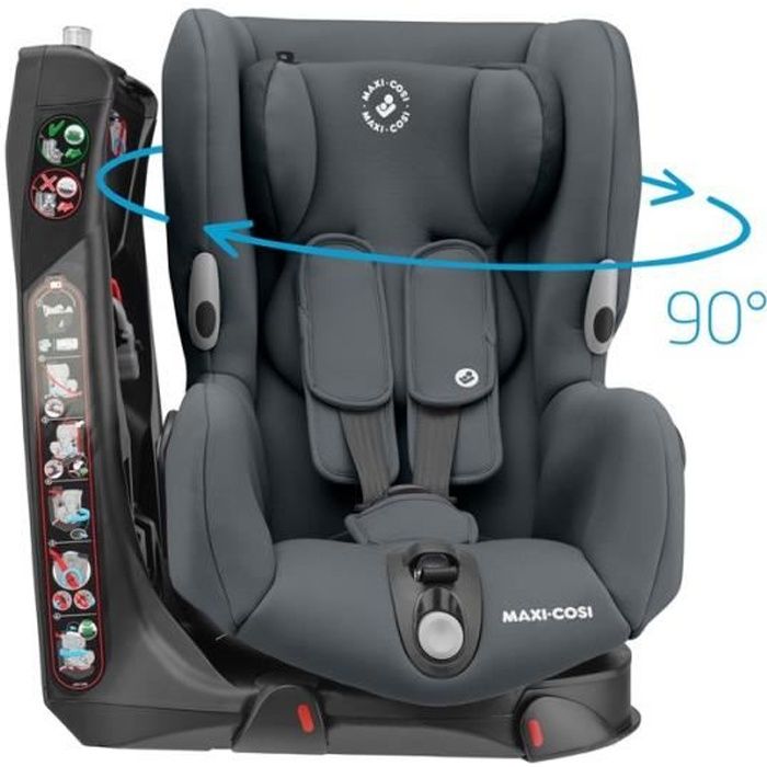 Siège auto MAXI COSI Axiss, Group 0+/1, Isofix, Pivotant, inclinable, Authentic Graphite