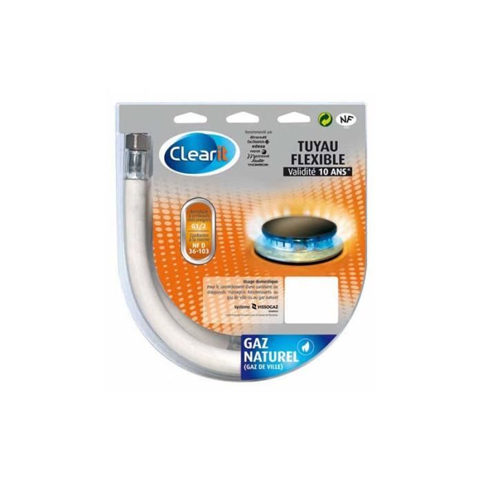 75S2698. TUYAU DE GAZ NATUREL 1M50