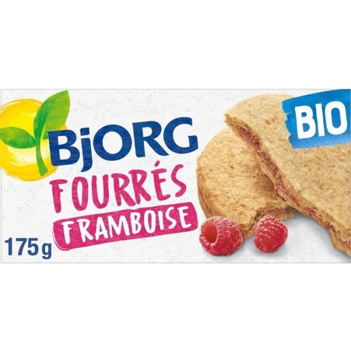 BJORG - Fourrés Framboises Bio 175G - Lot De 4