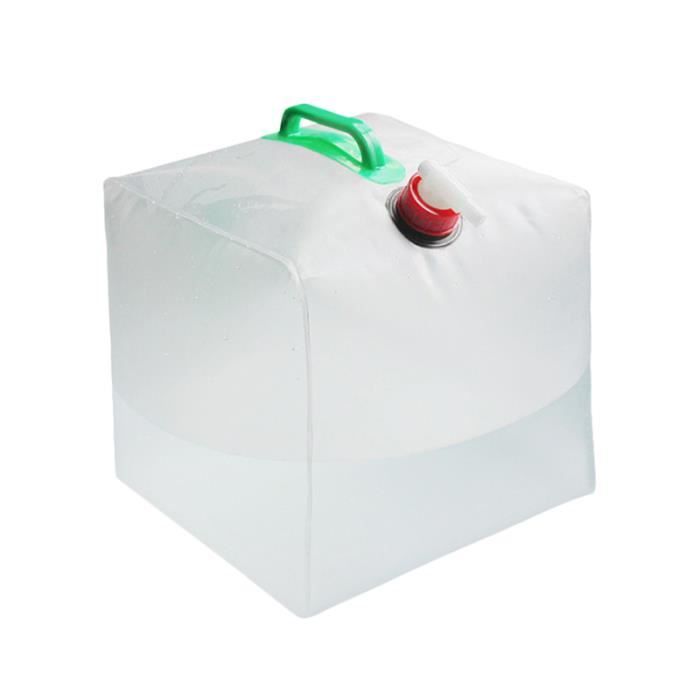 1 Pc pliant seau poignée sac fourre-tout réservoir d'eau poche transparente pour la VEHICLE PERSONALIZATION - VEHICLE DECORATION