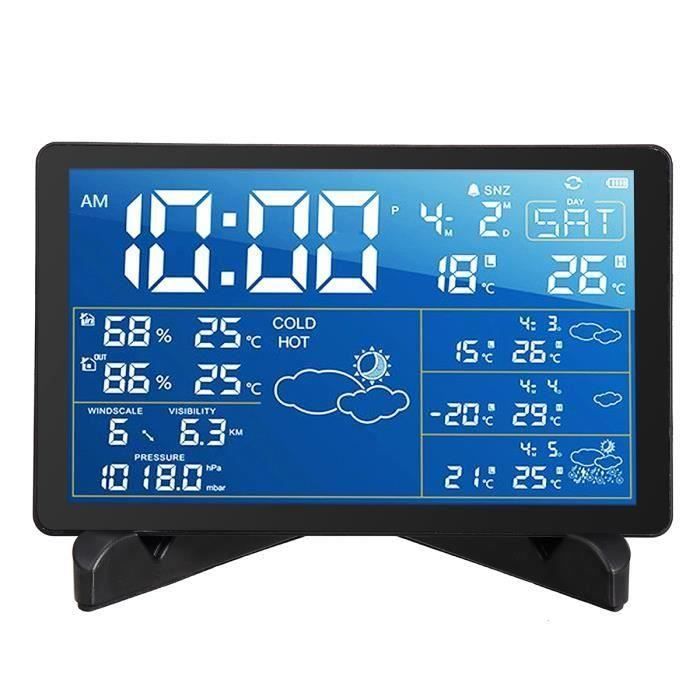 TEMPSA Station Météo APP Wifi Réveil Radio Thermomètre Température Humidité