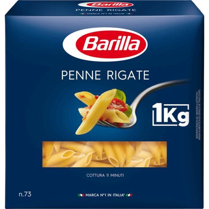 BARILLA Pâtes Penne Rigate - 1 kg