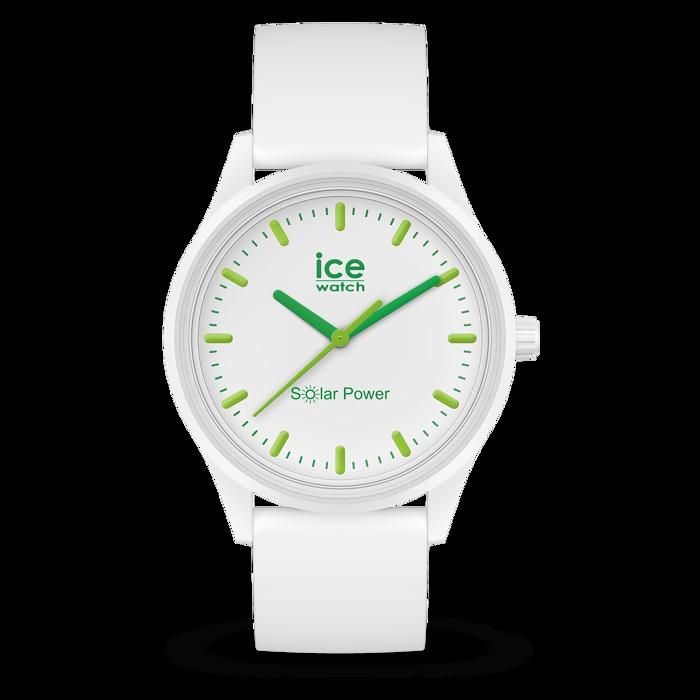 Ice-Watch - ICE solar power Nature - Montre blanche mixte avec bracelet en silicone - 017762 (Medium)