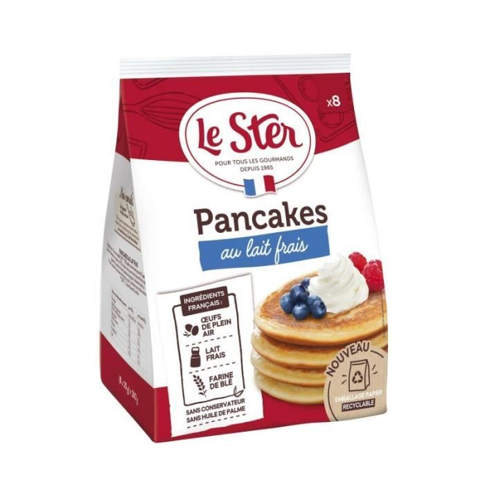 LE STER - Pancakes Au Lait Frais 280G - Lot De 4