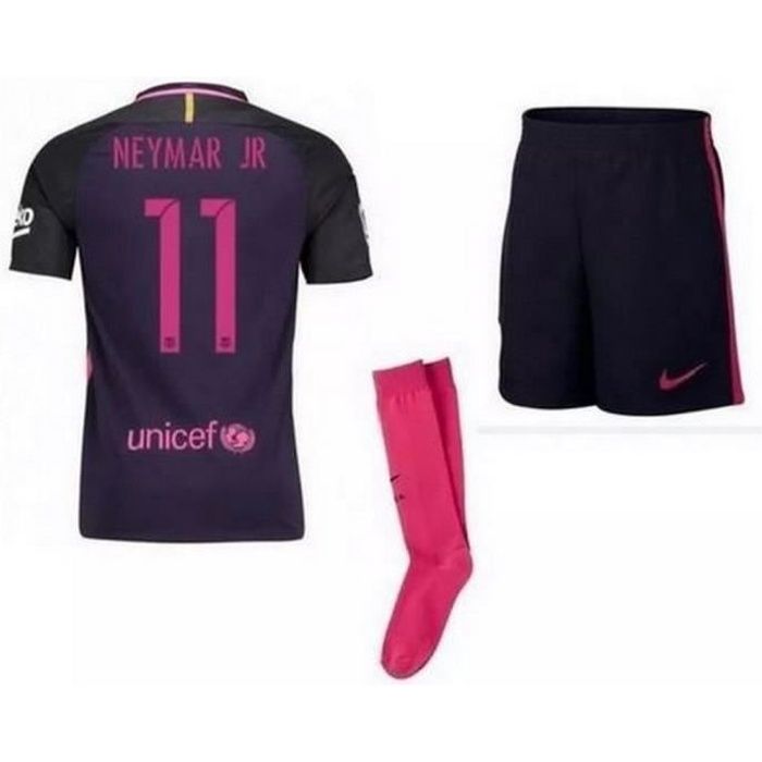 Mini-Kit Officiel Nike FC Barcelone Away Flocage Officiel Neymar Numéro 11 Saison 2016-2017