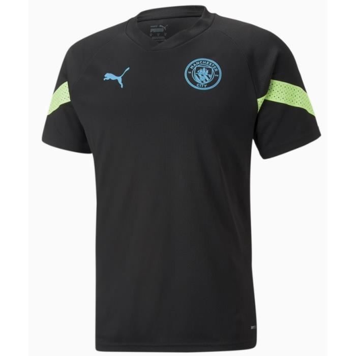 Maillot Entrainement Manchester City Noir 2022-2023 Enfant