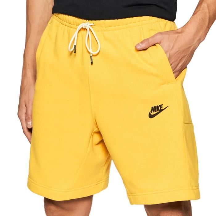 short-jaune-homme-nike-revival-jaune-cdiscount-pr-t-porter