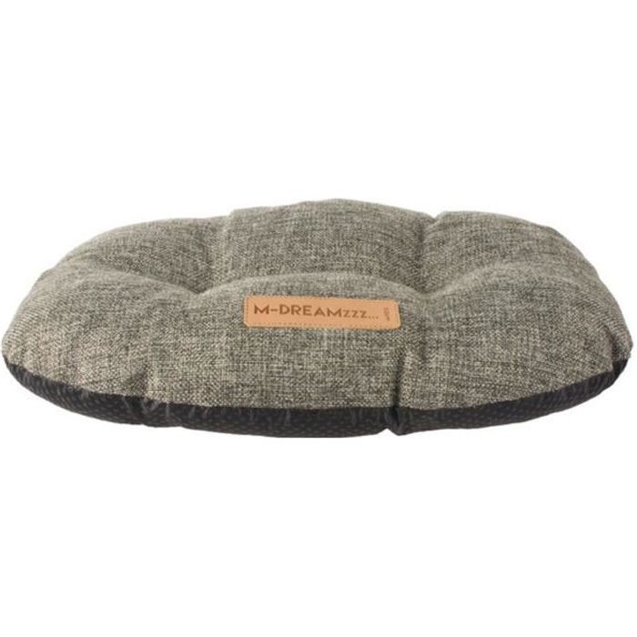 MPETS Coussin oval Oleron XL - Gris anthracite - Pour chien