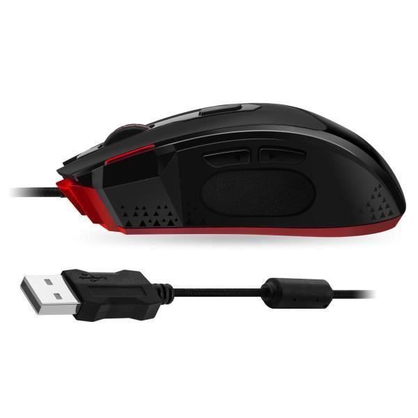 Souris Spirit Of Gamer PRO-M3 - 7 bouttons programmable - 320DPI - USB