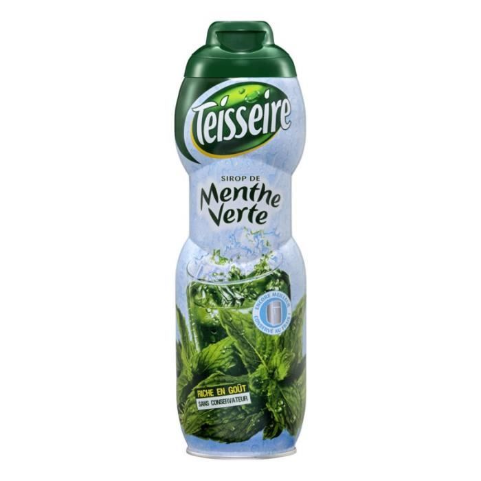 Sirop menthe verte 75 cl Teisseire