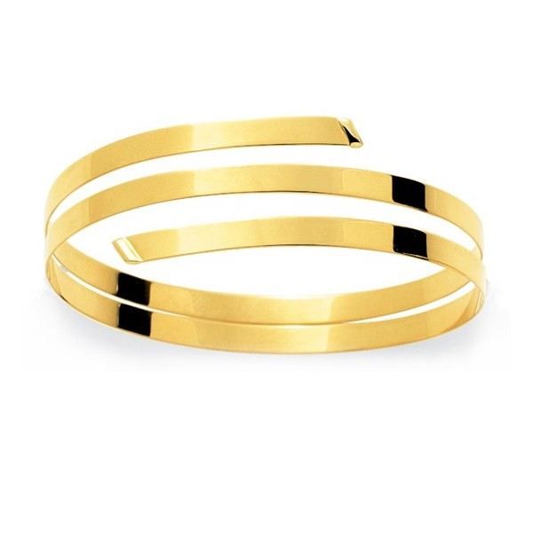 YSORA - Bracelet jonc or - Or Jaune