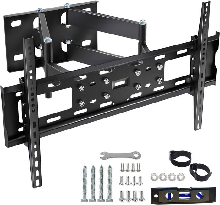 Support Mural Pivotant Muchen Pour TV 26-55 Pouces - Inclinable - Charge Max 30kg - VESA 400x400