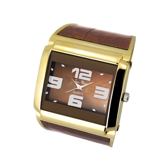 Montre Vintage JEAN PATRICK - Cadran Et Bracelet Orange - Quartz - Pile Neuve - Occasion Très Bon État