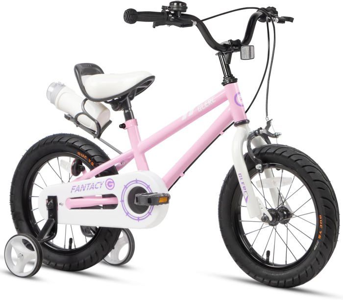 Vélo Enfant 14 Pouces Avec Roues Stabilisatrices – Bleu/noir – Siège Réglable 56-67 Cm – Dès 3 Ans