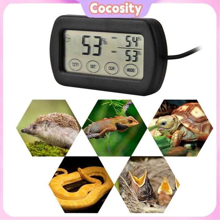 Meilleurs prix pour Cocosity Thermomètre dincubateur doeufs Hygromètre Thermomètre à écran LCD Thermomètre pour Incubateur animalerie chauffage