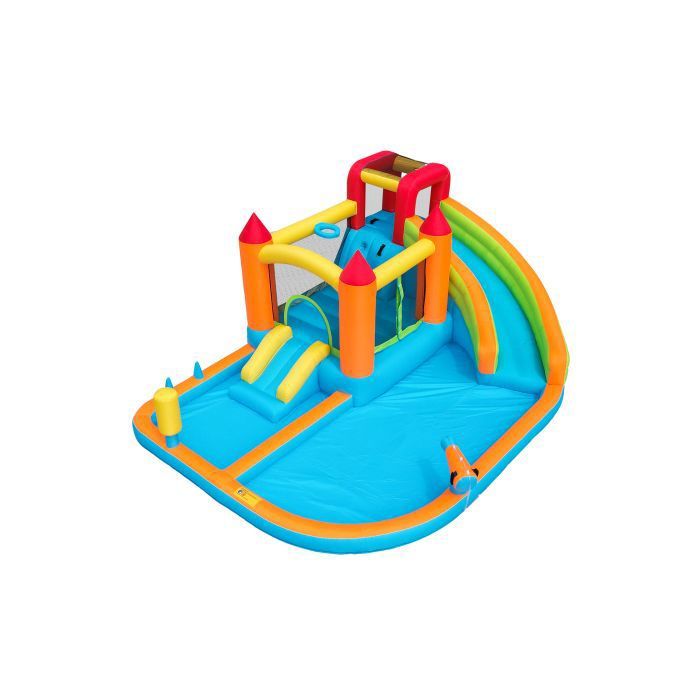 Château Gonflable en Plein Air, Trampoline pour Enfants, Toboggan