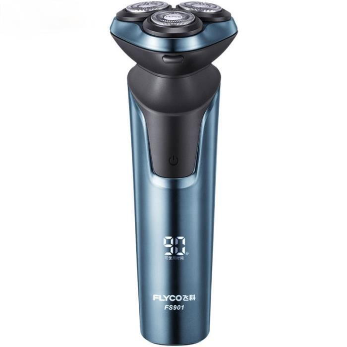 Rasoir électrique Blue Pour Hommes Intelligent Appareil De Rasage Avec écran LCD Rechargeable Par USB Avec Minute RASOIR ELECTRIQUE