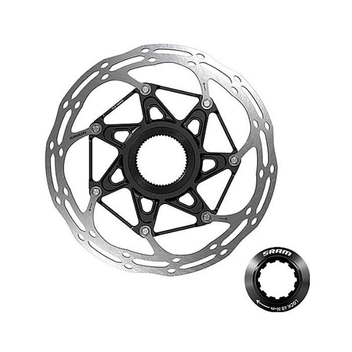 Disque de frein - SRAM - Centerline 2P CL 160 - Center Lock - 160 mm - 2 pièces alu/acier