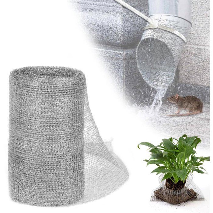 Grillage Métallique Acier Inoxydable 12,7 Cm X 6 M - Maille Fine Anti-Rongeurs Et Protection Jardin